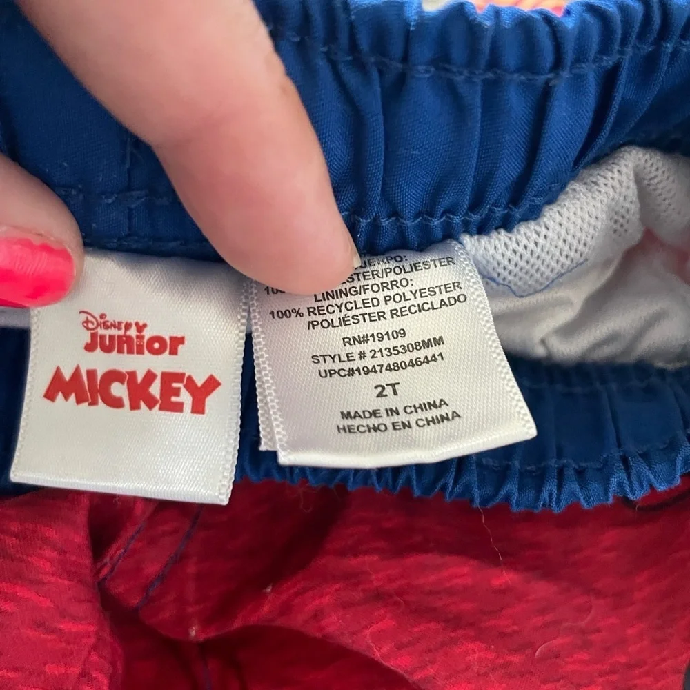 Disney Mickey Mouse Kids swim trunks size 2T